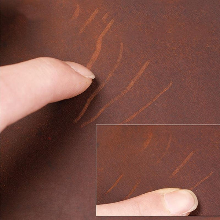 Lisslune | Enchanted Dark Orange Witchcraft Synthetic Leather Craft Sheet - 2mm: Ignite your creative magic
