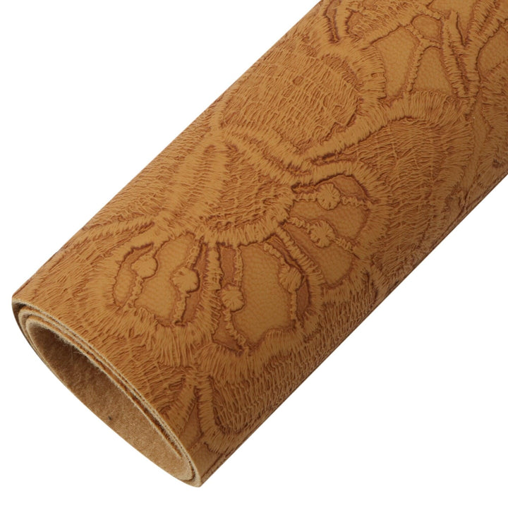 Lisslune | Chic Bloom: Premium Synthetic Leather Craft Sheets for Creative Expression