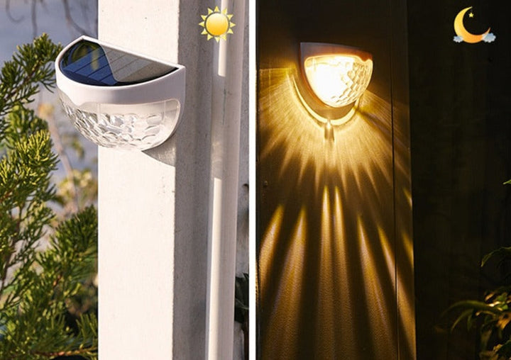 Lisslune | NoirRay – Solar Wall Lamp with Elegant Modern Glow