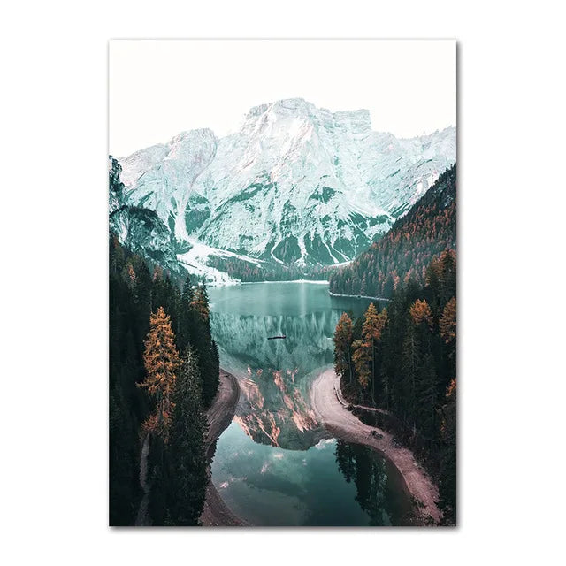 Lisslune | from a picturesque forest lake on canvas