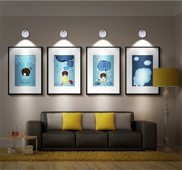 Lisslune | Smart LED Remote Control Rechargeable Spotlight