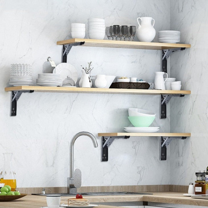 Lisslune | Wall-Mounted Foldable Shelf Organizer Bracket