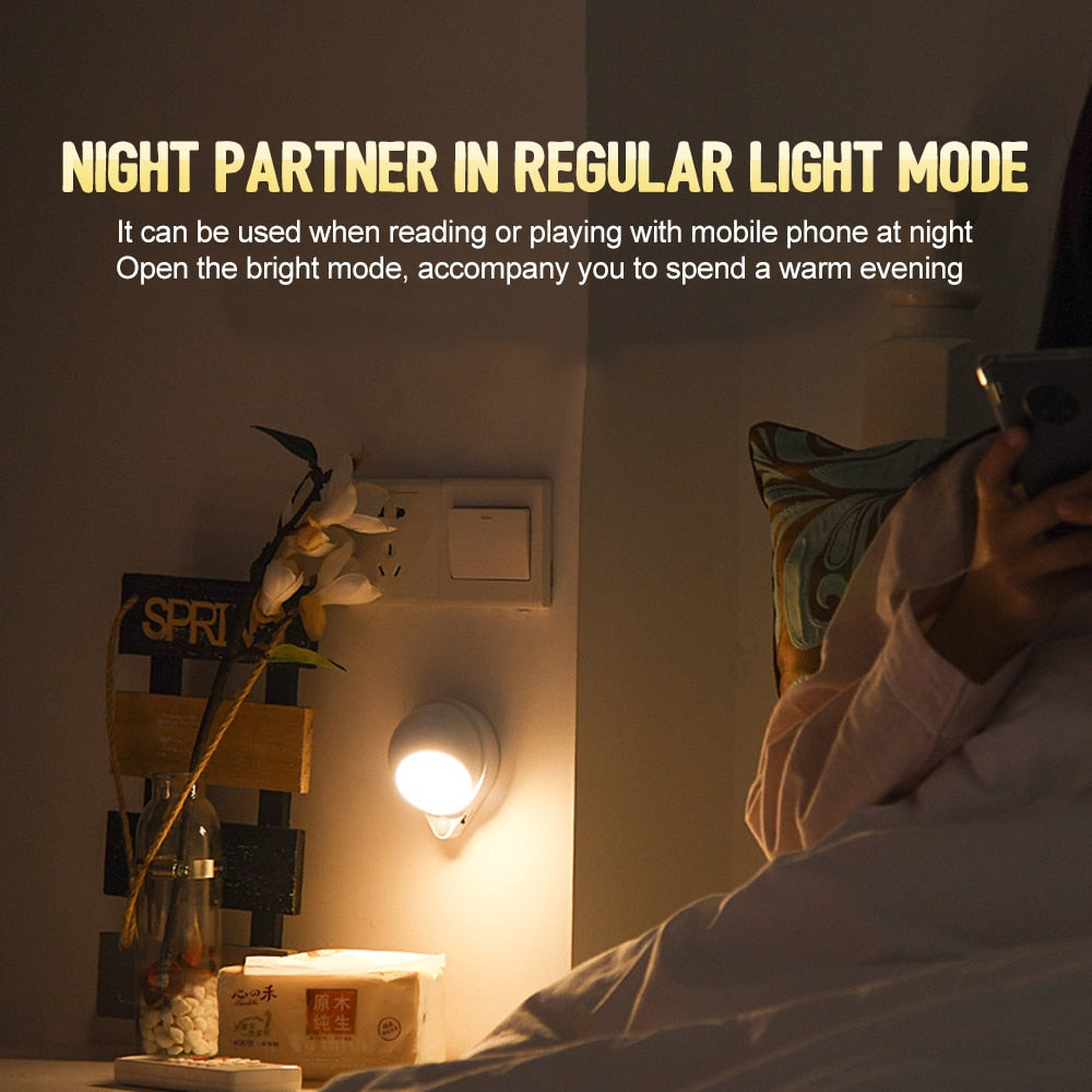 Lisslune | 360 Rotating Water Drop Magnetic Night Lamp