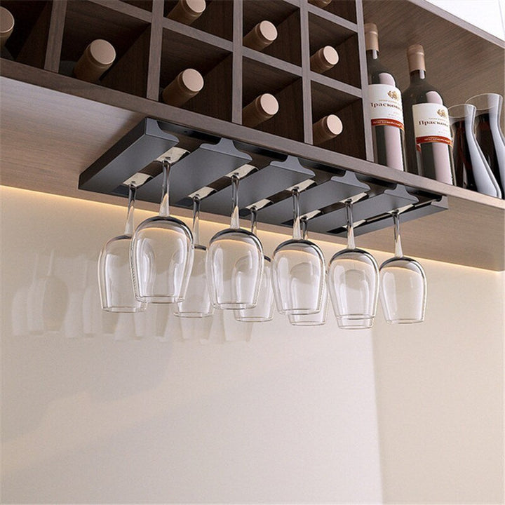 Lisslune | Under Cabinet Glass Organizer Rack