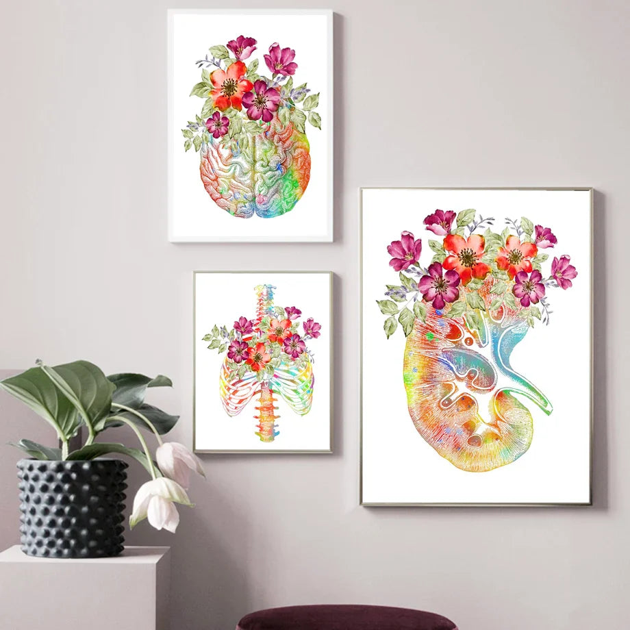 Lisslune | Flower Canvas Poster
