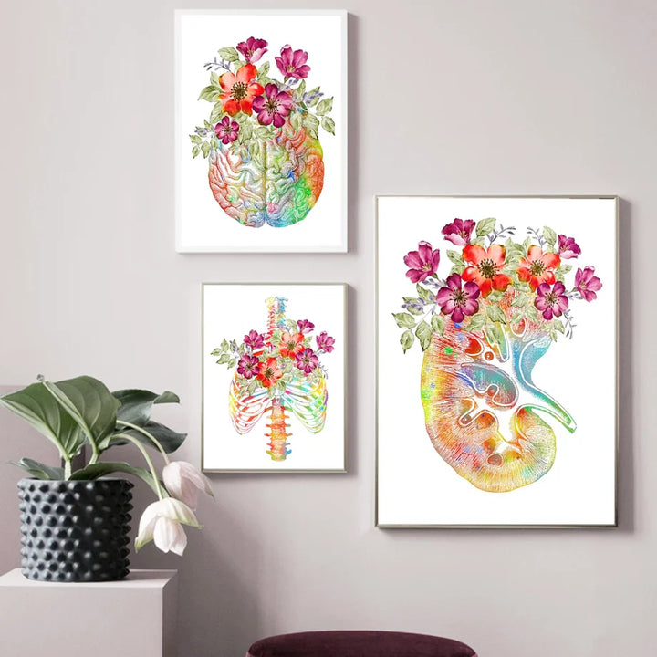 Lisslune | Flower Canvas Poster