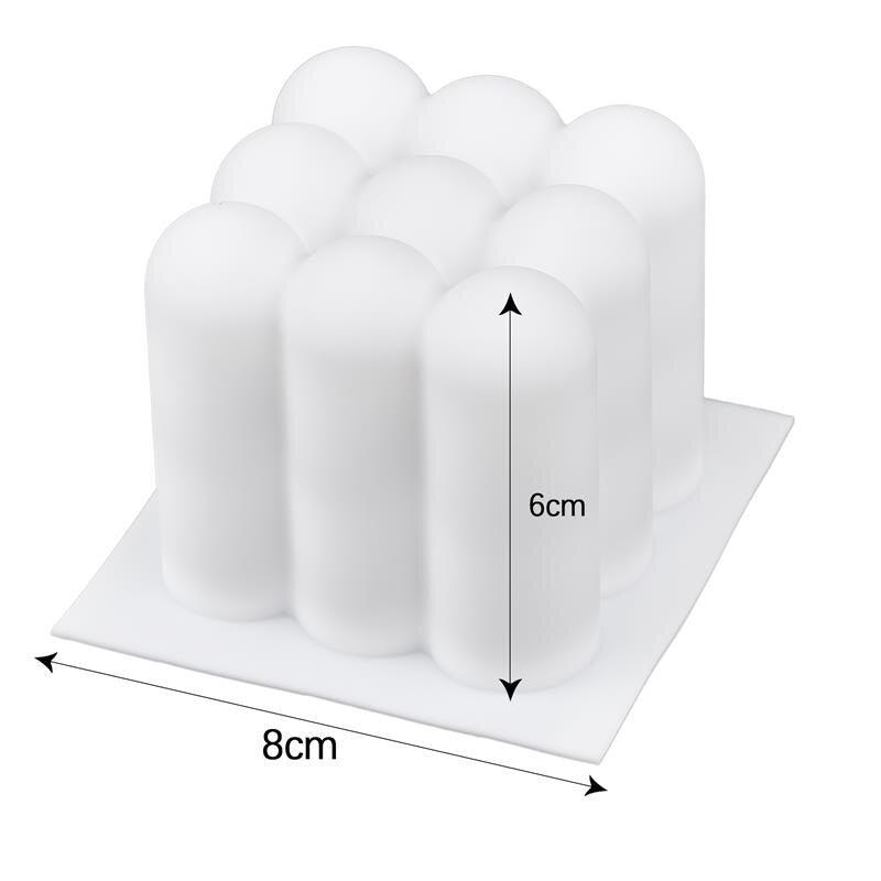 Lisslune | Serene Soy Candle Making Kit with 3D Cube Mold for Aromatherapy