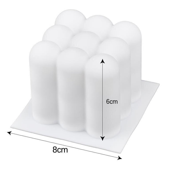Lisslune | Serene Soy Candle Making Kit with 3D Cube Mold for Aromatherapy