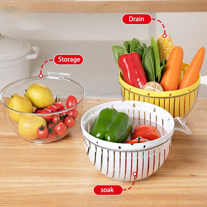 Lisslune | Double Layer Quick Drainer Basket