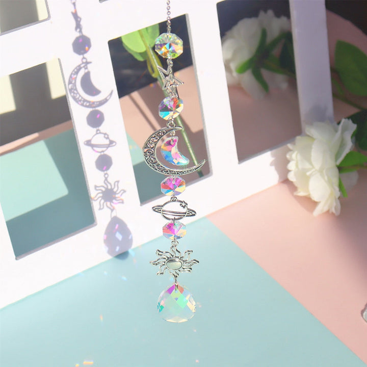 Lisslune | Dream Combo Symphony Crystal Wind Chime Moon Sun Catcher
