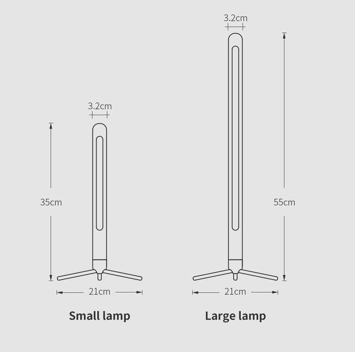 Lisslune | Nordic Sky Minimalist Wooden Desk Lamp