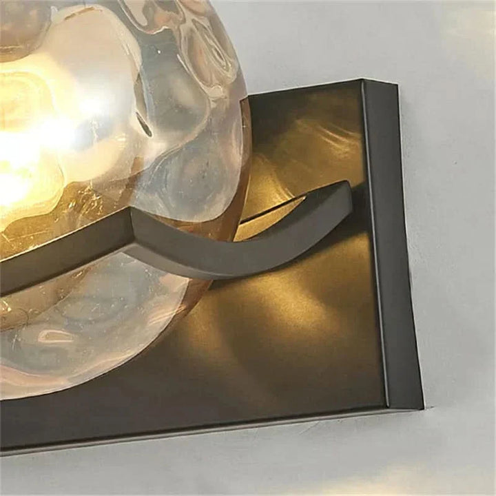 Lisslune | Modern LED Wall Lamp with Glass Panel