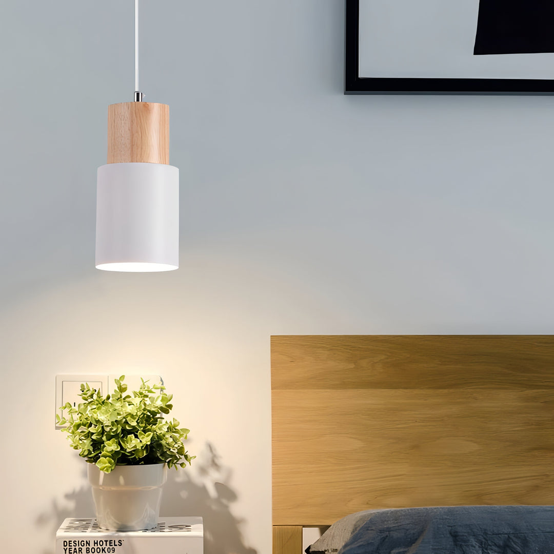 Lisslune | Jaziel - Round Wood Nordic Hanging Pendant Lamp
