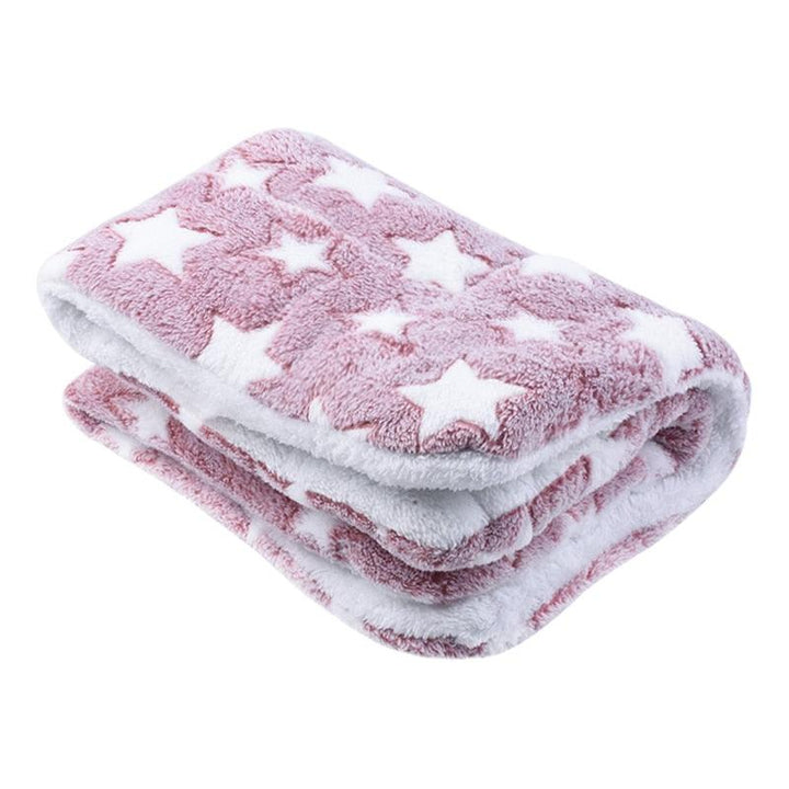 Lisslune | Plush Coral Velvet Pet Blanket - Ultimate Comfort for Dogs and Cats