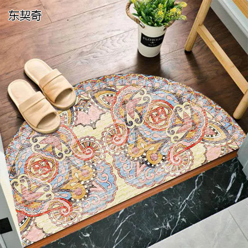 Lisslune | Bohemian non-slip semicircular doormat