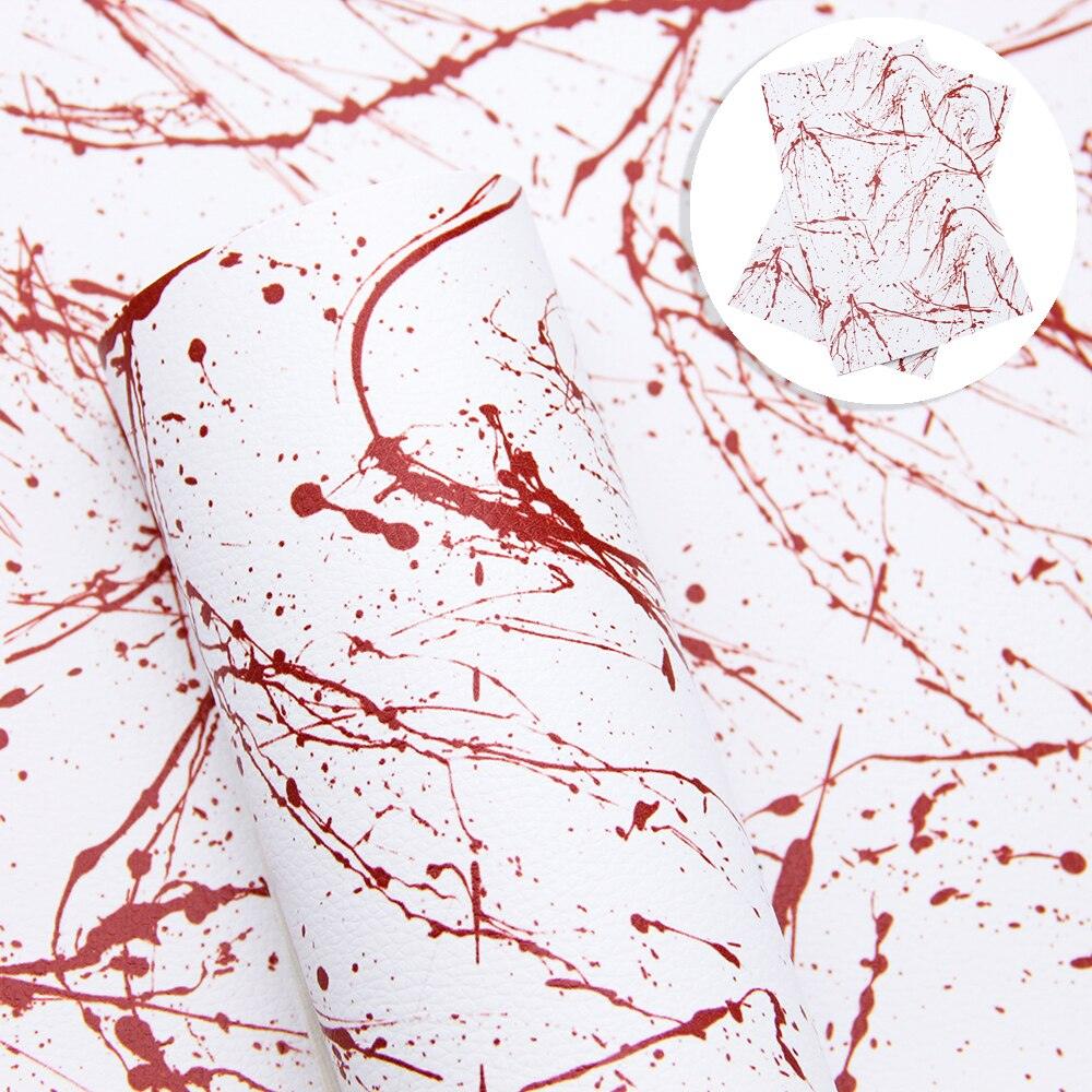 Lisslune | Christmas Blossom Synthetic Leather Craft Sheets - Create Your Holiday Magic!