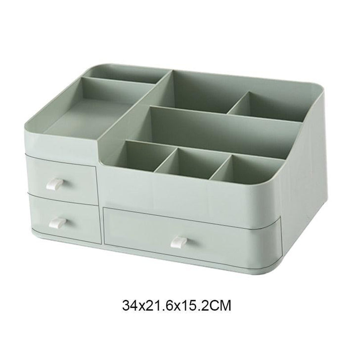 Lisslune | Elegant Cosmetic Organizer with Adjustable Dividers for an Organized Makeup Space