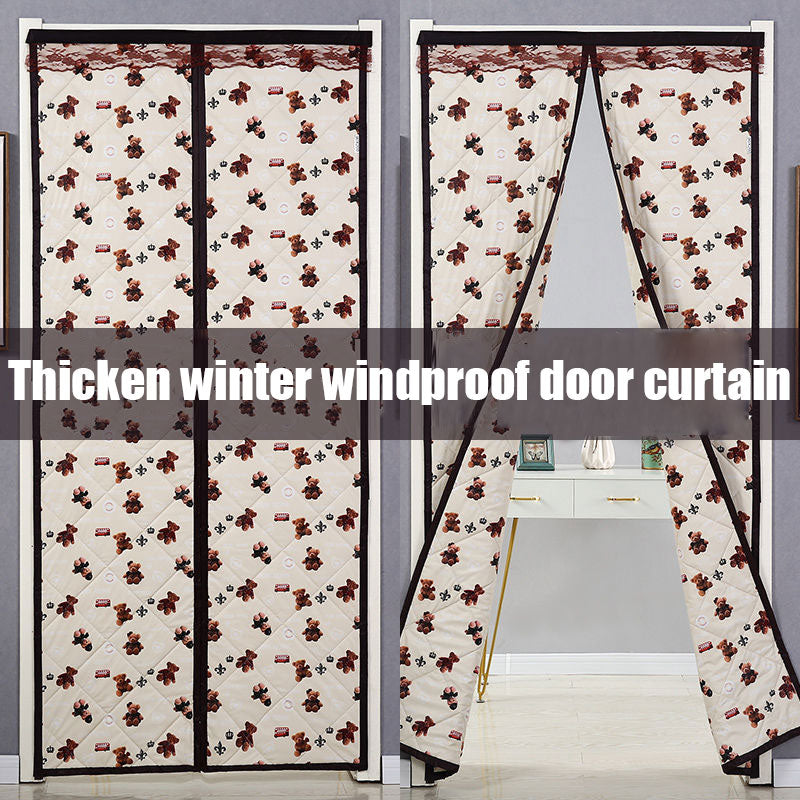 Lisslune | Windproof Magnetic Sound Insulation Door Curtain
