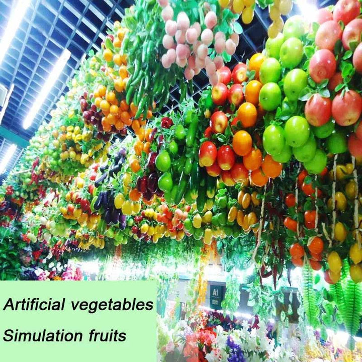 Lisslune | Realistic Foam Fruits & Vegetables - Premium Decorative Food Props for Home Decor, Photography, and Celebrations