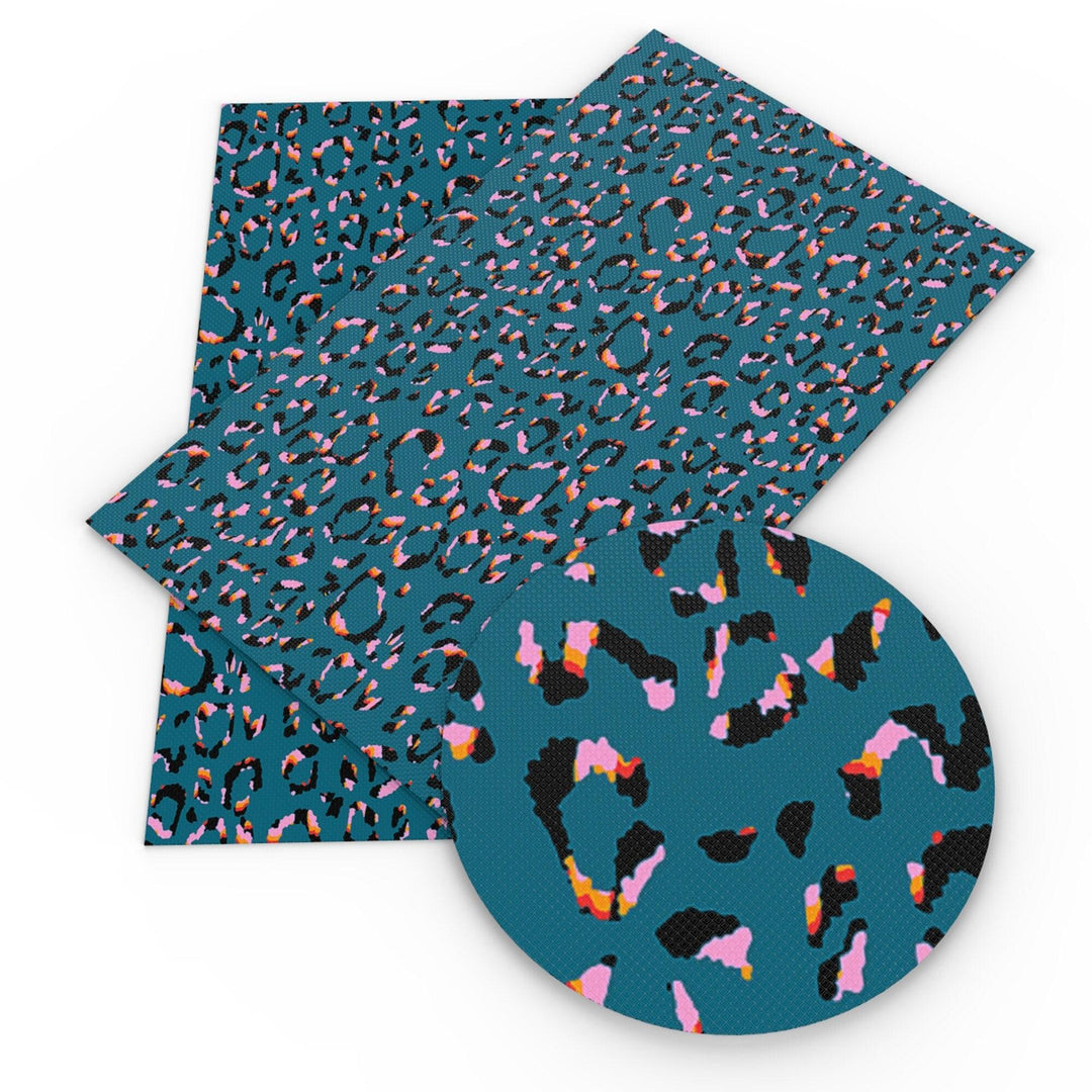 Lisslune | Trendy Leopard Print Synthetic Leather: Enhance Your DIY Style