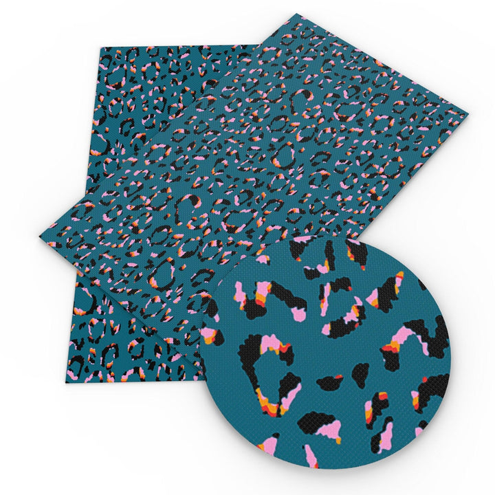 Lisslune | Trendy Leopard Print Synthetic Leather: Enhance Your DIY Style