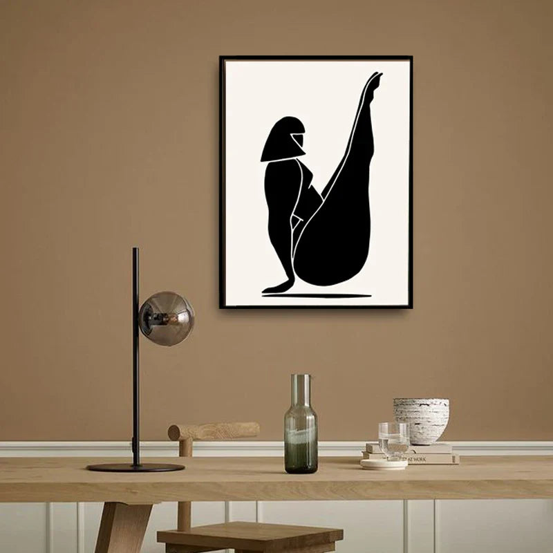 Lisslune | Silhouette Canvas Poster