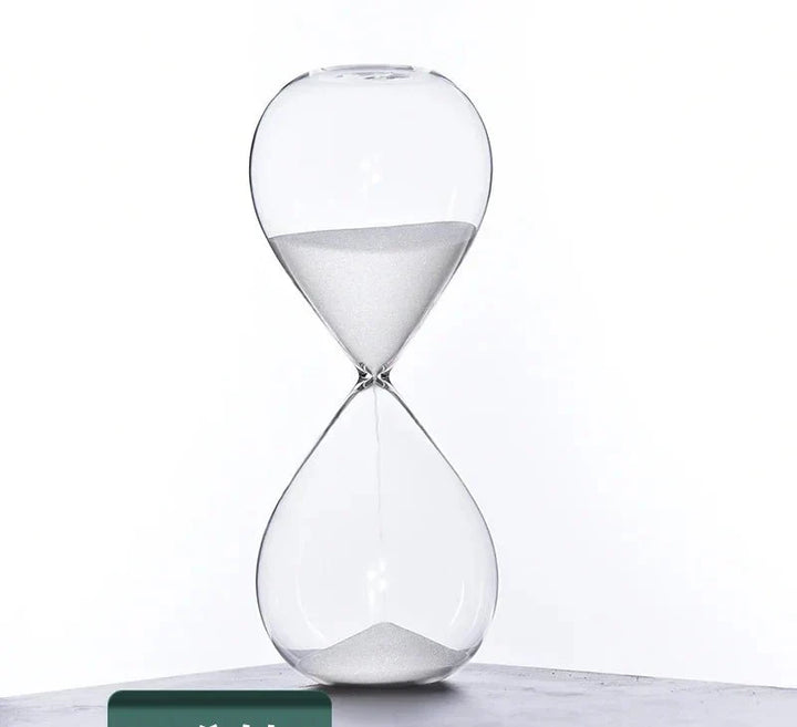 Lisslune | Glass Sand Timer | Stylish Decoration with 5/10/30/60 Minutes Indication