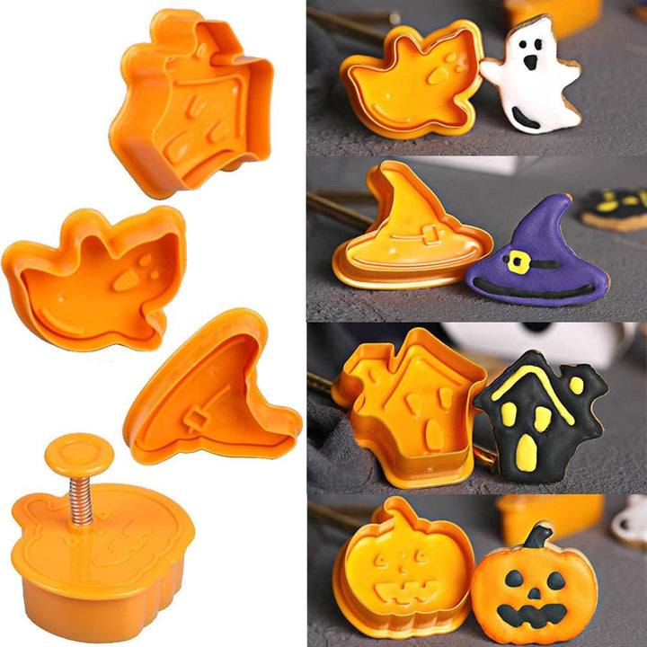 Lisslune | Creepy Halloween Cookie Cutters (Set of 4)