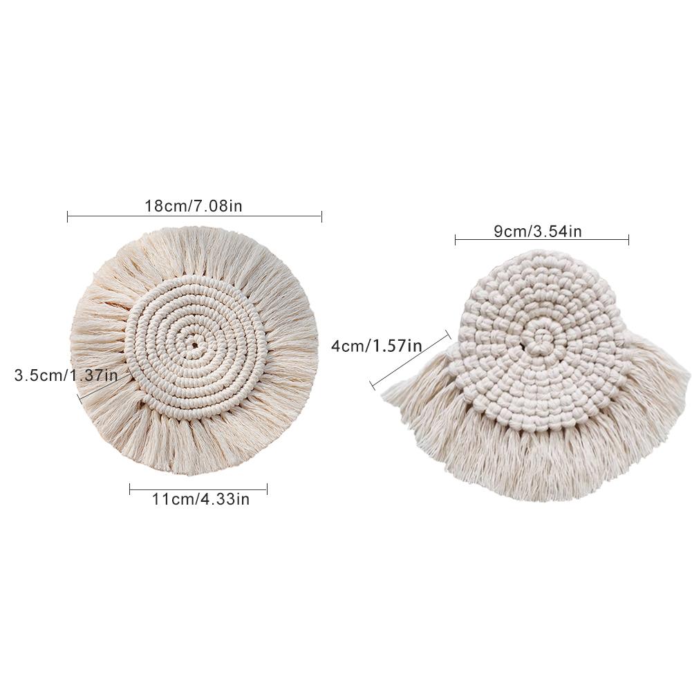 Lisslune | Nordic Macrame Cup Cloth Coaster