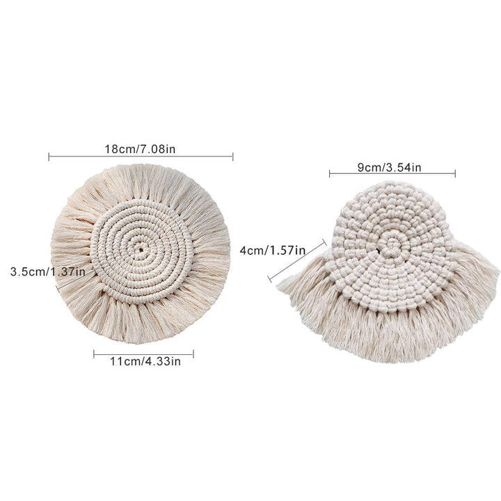Lisslune | Nordic Macrame Cup Cloth Coaster