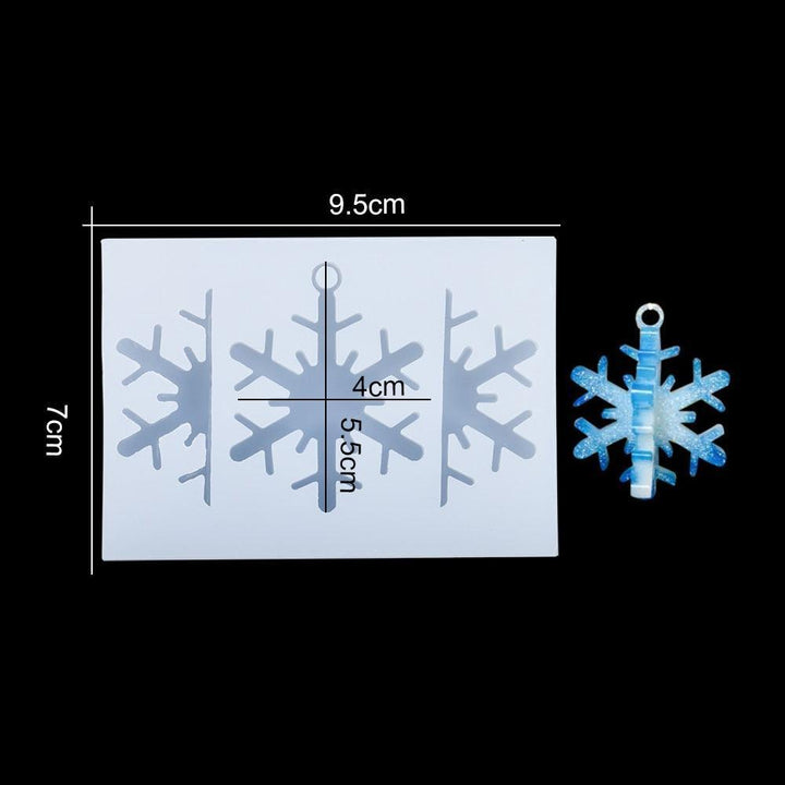 Lisslune | Charming Snowflake DIY Craft Set for Unique Christmas Jewelry and Ornaments