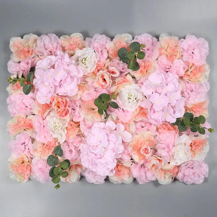 Lisslune | Elegant Flower Wall Art Handmade with Cotton, Silk and Artificial Flowers