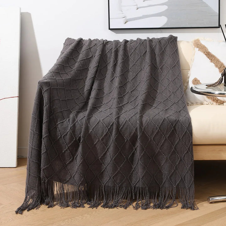 Lisslune | Diamond Fringe Blanket