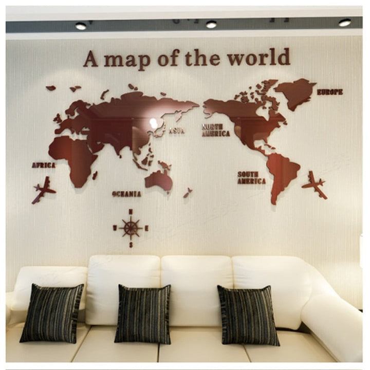 Lisslune | Globe Vision World Map Sticker