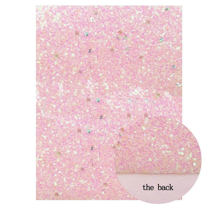 Lisslune | Sparkling Pink Faux Leather Crafting Sheets - Elevate your DIY projects