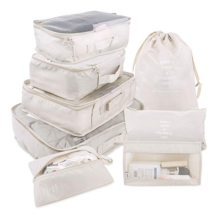 Lisslune | Travel Smart: versatile 8/6/1-piece organizer set for effortless packing