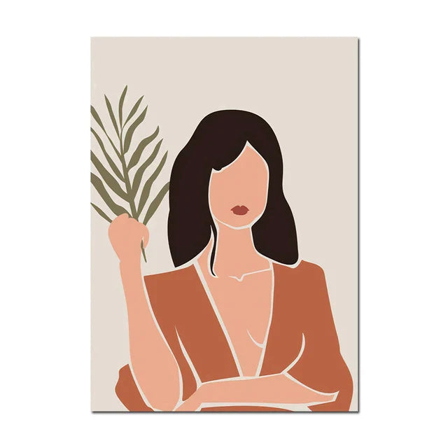 Lisslune | Girl Canvas Poster