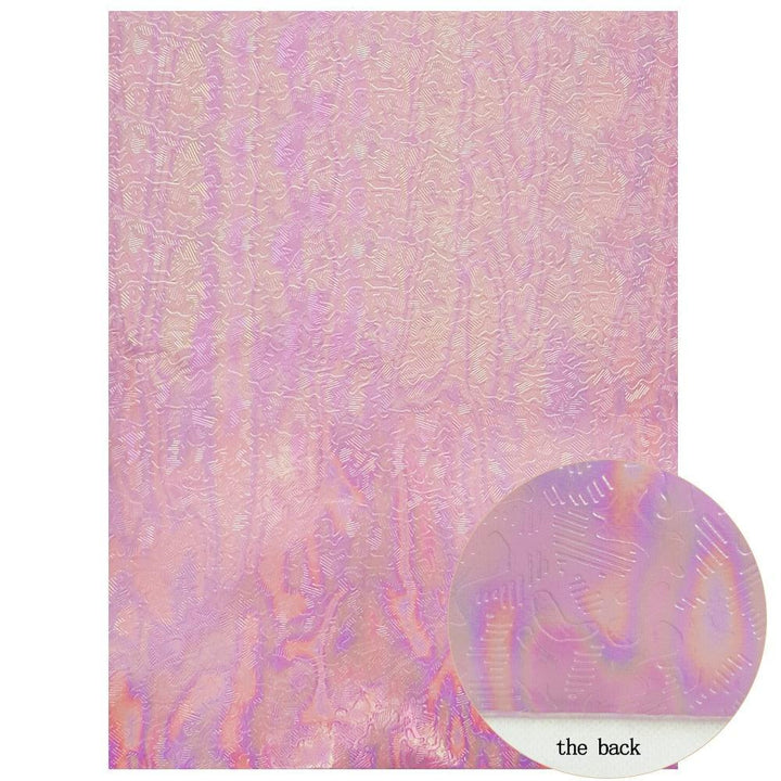 Lisslune | Glamorous Pink Glitter Synthetic Leather Craft Sheets - Perfect for Impressive Projects