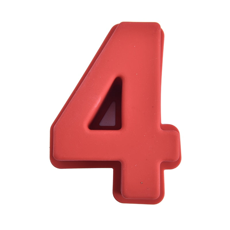Lisslune | Silicone Number Cake Mold for Numbers 0-9