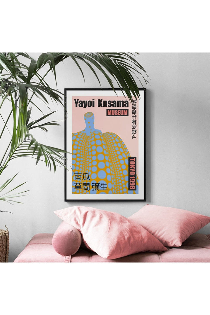Lisslune | Kusama Artwork Canvas Poster