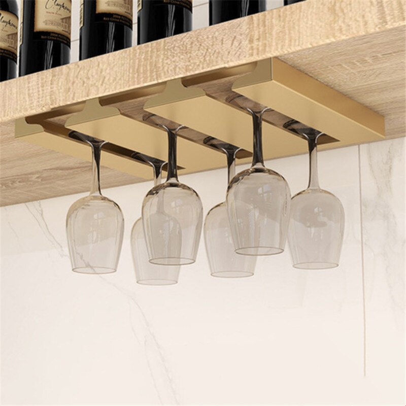 Lisslune | Under Cabinet Glass Organizer Rack