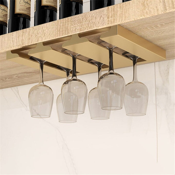 Lisslune | Under Cabinet Glass Organizer Rack