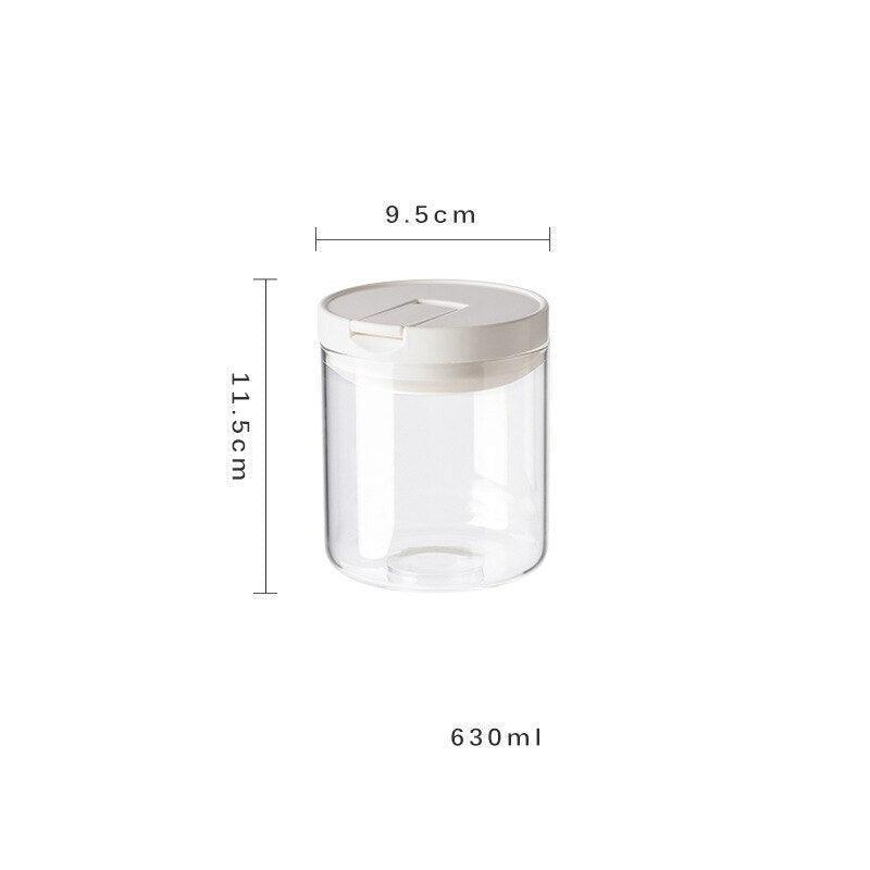 Lisslune | Moisture-proof Glass Grain Container