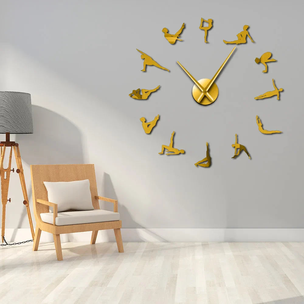 Lisslune | Pilates Poses DIY Wall Clock