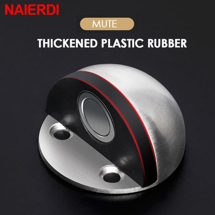 Lisslune | SilentShield Magnetic Door Stopper Set - Premium Stainless Steel for a Peaceful Home
