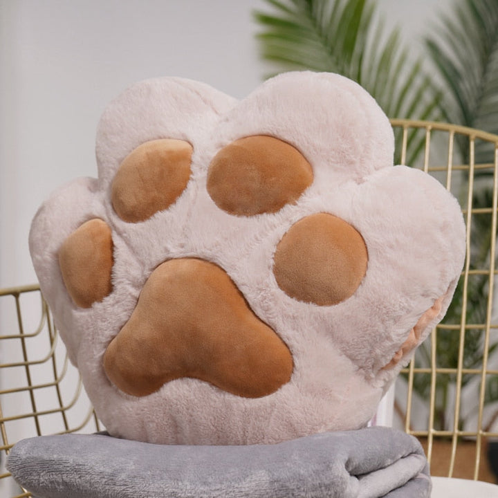 Lisslune | Fluffy Bear Paw Hand Warmer Pillow