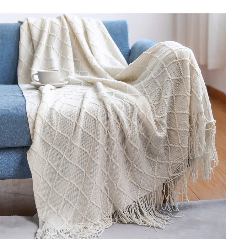 Lisslune | Diamond Fringe Blanket