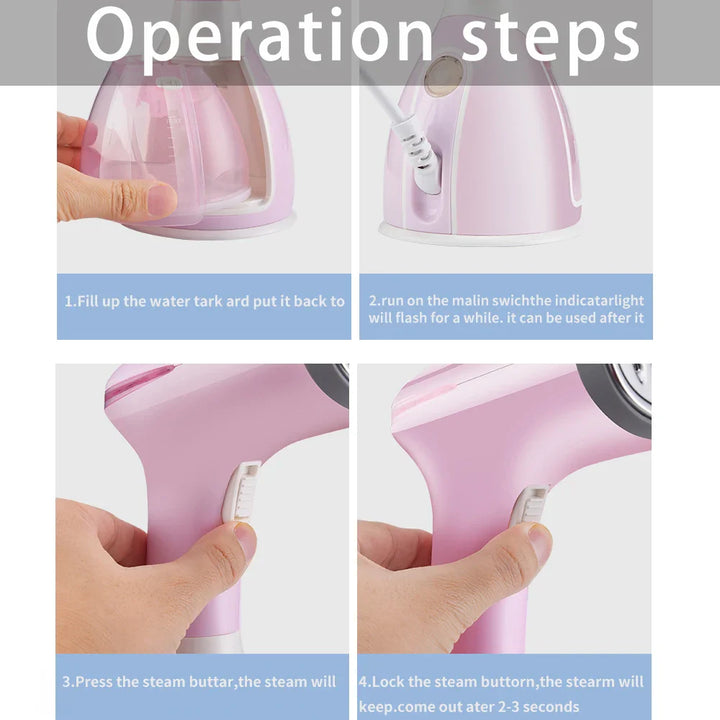 Lisslune | Vertical Garment Steamer 280W Rapid Heat-Up 1500ml Tank – SteamFlow