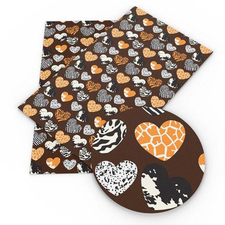 Lisslune | Festive Elegance Checked Synthetic Leather Craft Sheet for Festive Creations