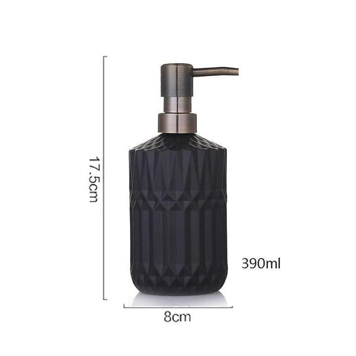 Lisslune | Chic Minimalist Glass Soap Dispenser - Elevate Your Bathroom Style